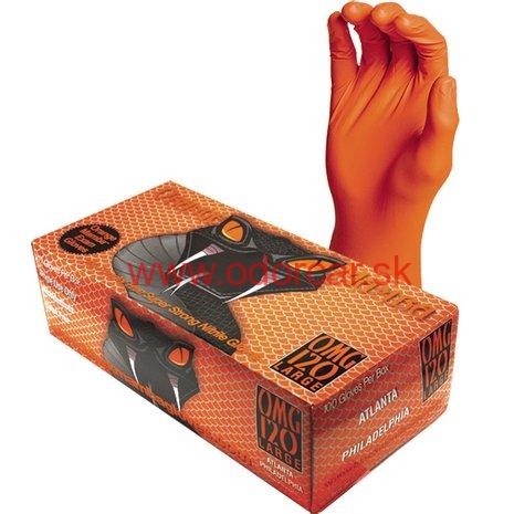 Nitrilové rukavice Orange Mamba 100ks - veľkosť L
