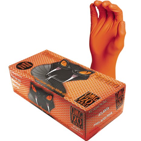 Nitrilové rukavice Orange Mamba 100ks - veľkosť XL