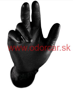 Stronghand Black 50ks - Nitrilové rukavice spevnené veľkosť XXL