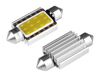 Led Vision Festoon SV8.5 36mm 12V 1x Cob, Can-Bus - White Duobox