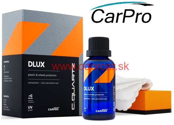CarPro CQuartz DLUX 30 ml - keramická ochrana plastov a kolies