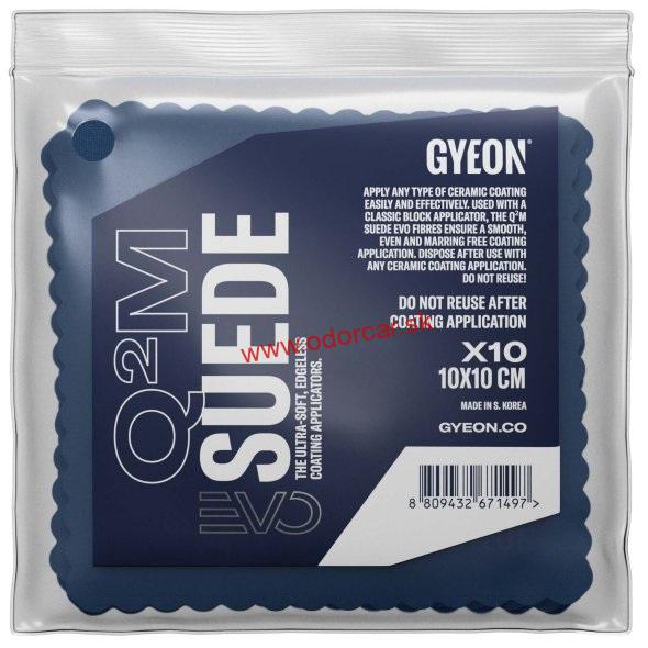 Gyeon Q2M Suede EVO 10-Pack (10x10 cm) - Semišové aplikačné utierky