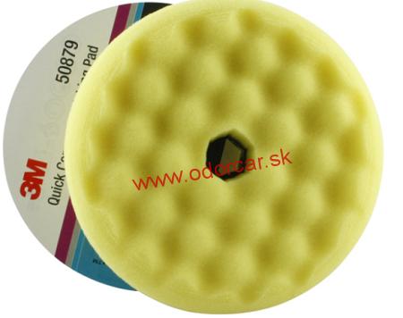 3M 50879 Obojstranný leštiaci kotúč žltý 150mm wafla
