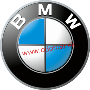Samolepky na stredy kolies živicové 4ks - BMW