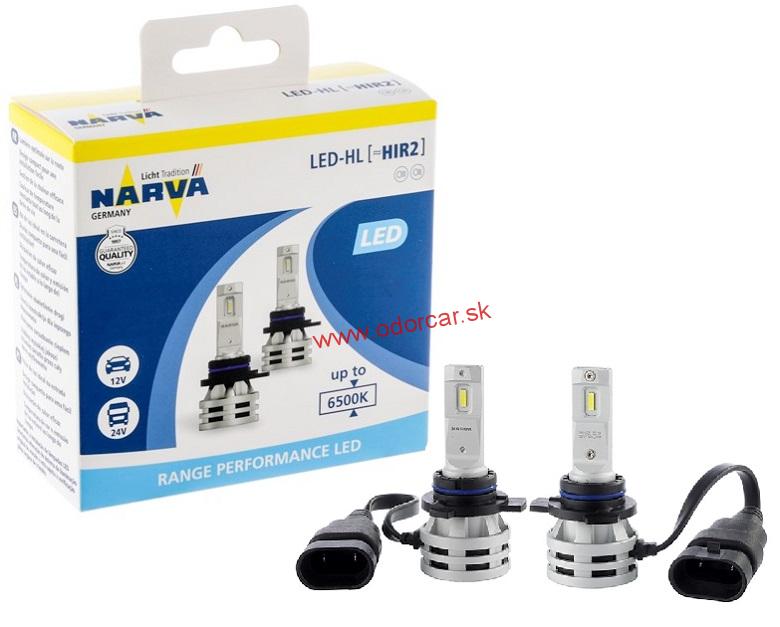 NARVA LED HIR2 12/24V 24W, PX22D RANGE PERFORMANCE