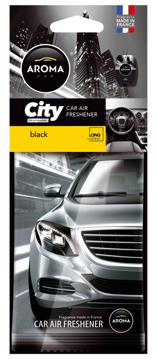 Aroma car CITY - Black osviežovač vzduchu do automobilu