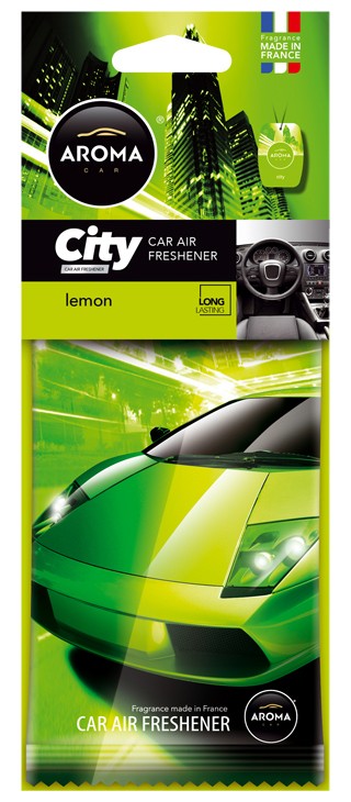 Aroma car CITY - Lemon osviežovač vzduchu do automobilu