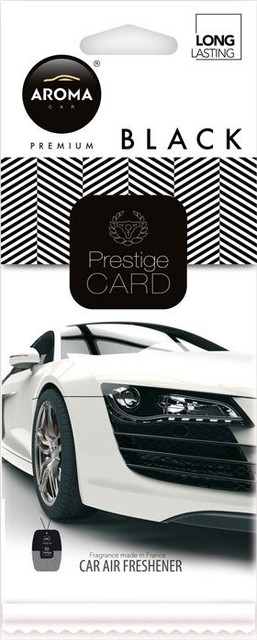 Aroma car Prestige card - Black osviežovač