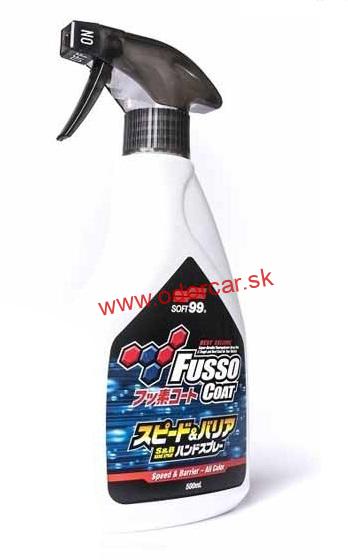 Soft99 Fusso Coat Speed & Barrier Hand Spray Up to 180 days 500 ml - Rýchly vosk