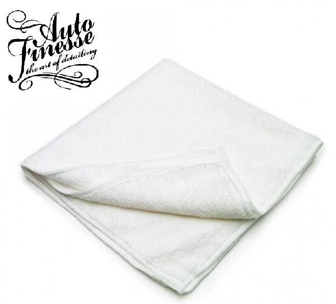 Auto Finesse White Microfiber Cloth mikrovláknová utierka 40x40 cm