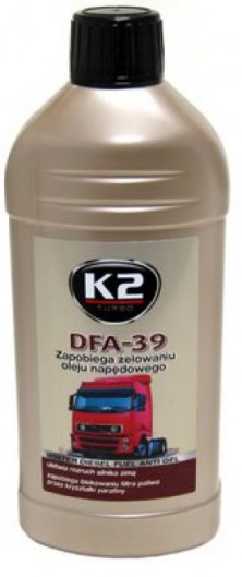 K2 Prípravok proti zamrzaniu palivovej sústavy DFA-39 - 500ml