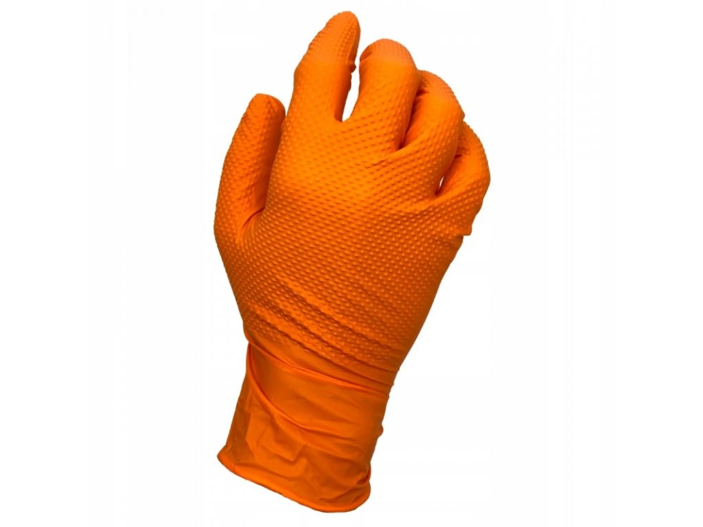 Nitrilové rukavice Gripzzly Orange 50ks