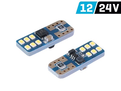 VISION W5W (T10) 12/24V CAN-BUS SMD LED Duobox