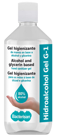 Bacterisan Hidroalcohol G1 gel - Dezinfekčný antibakteriálny gél na ruky 500ml