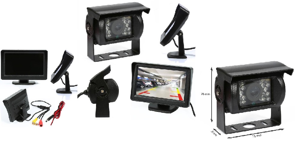 Cúvacia kamera s monitorom set 