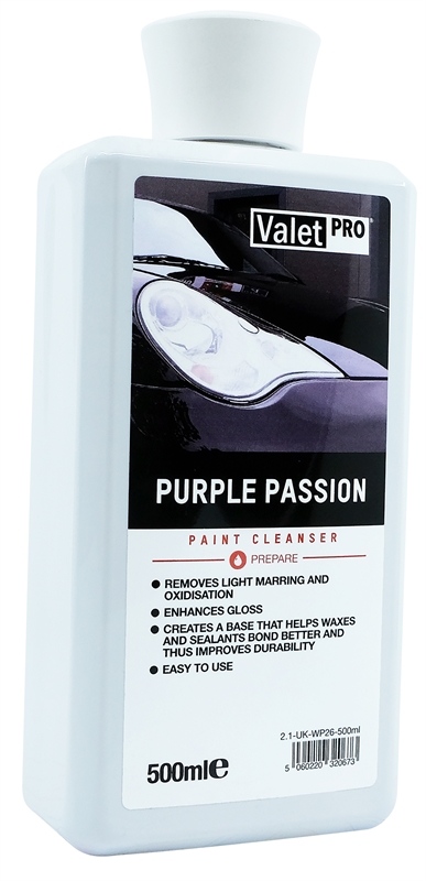 Valetpro Purple Passion 500 ml leštenka pred voskovanim 