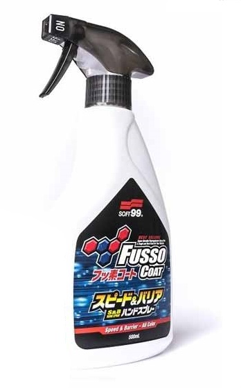 Soft99 Fusso Coat Speed & Barrier Hand Spray Up to 180 days 500 ml - Rýchly vosk