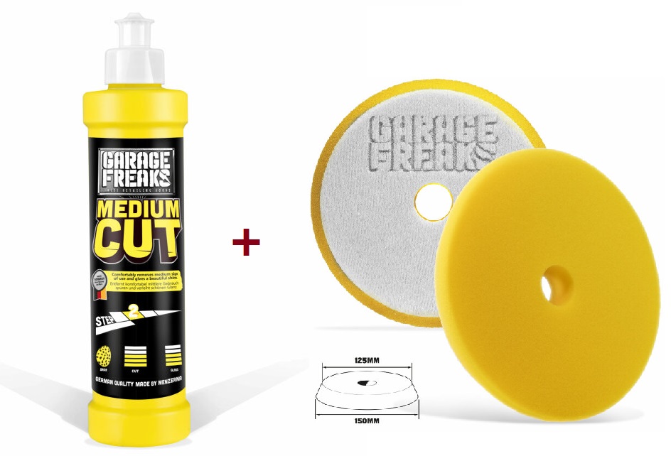 Garage Freaks Medium Cut - Stredne silná leštiaca pasta 250ml