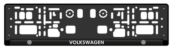 Podložka pod ŠPZ Volkswagen živicová - sada 2ks