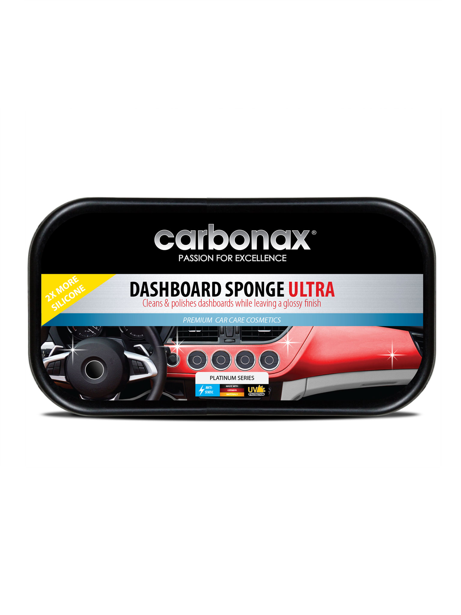 CARBONAX® hubka na palubovku a interiér ULTRA