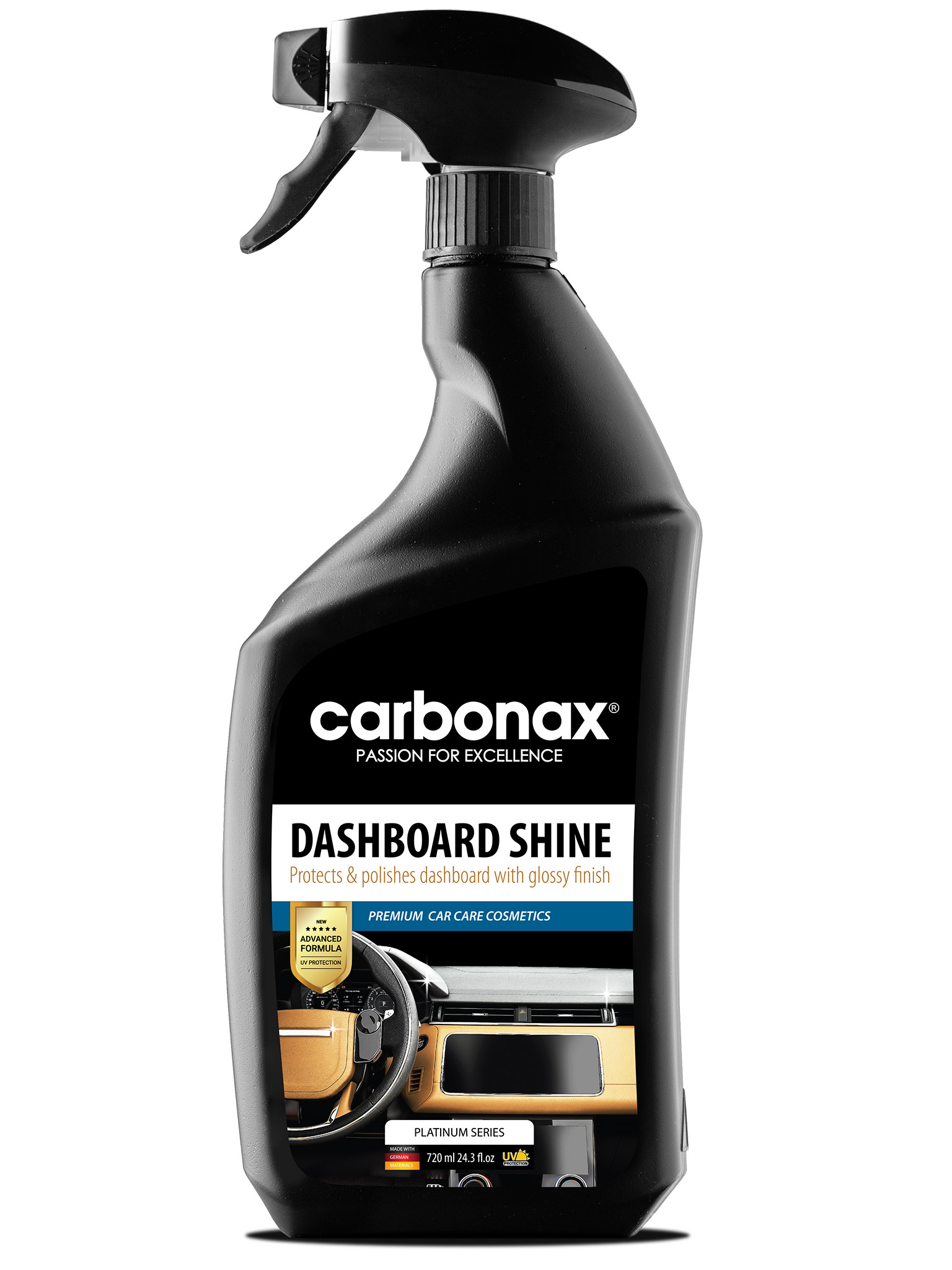 CARBONAX® Lesk a čistič na palubovku 720ml