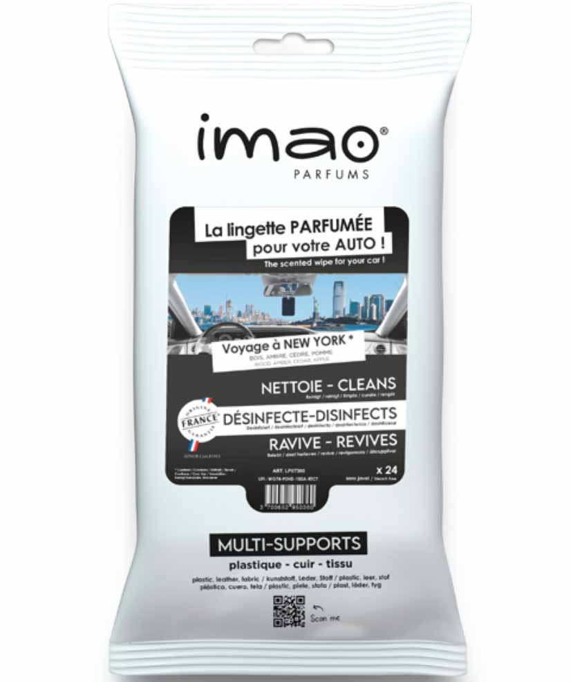 IMAO Scented Wipes Voyage a New York - Čistiace obrúsky