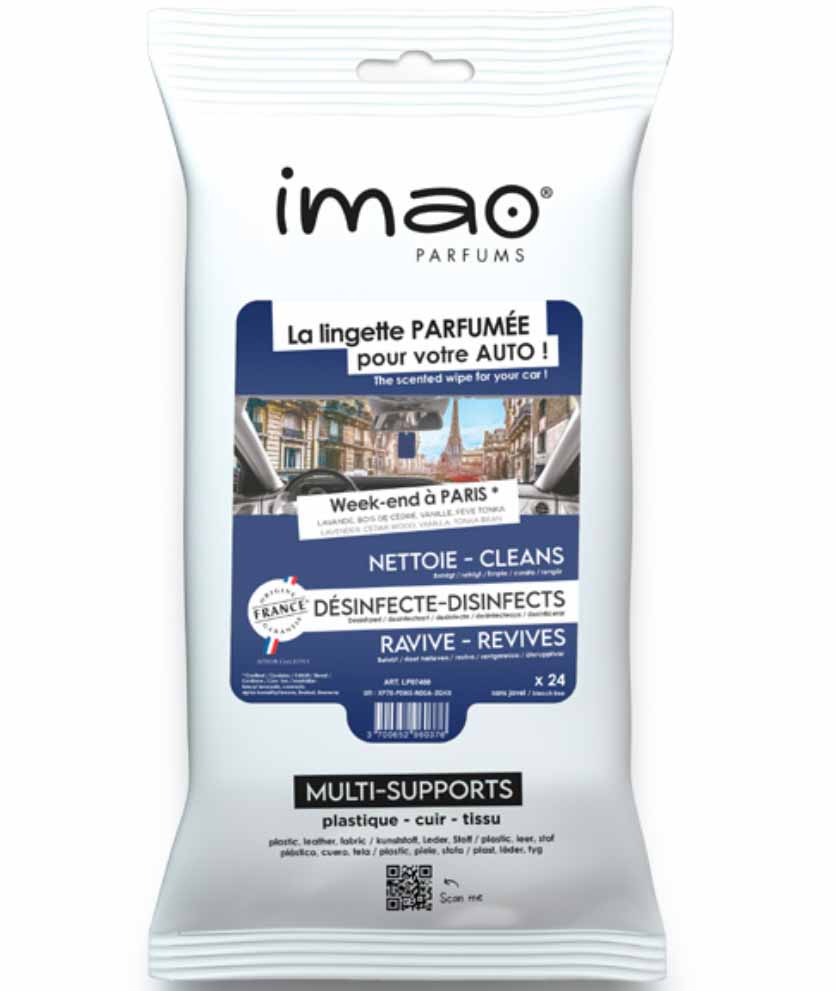 IMAO Scented Wipes Week-end a Paris - Čistiace obrúsky