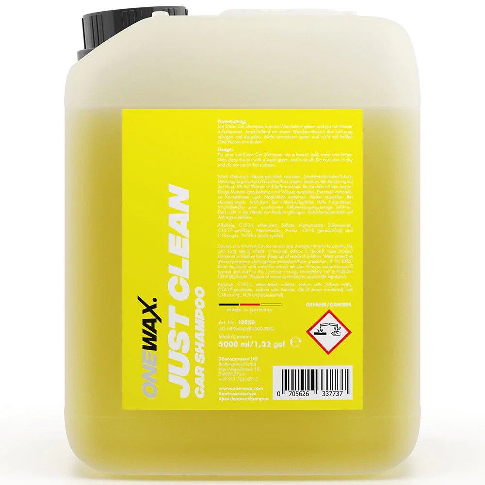 OneWax Just Clean Car Shampoo 5000ml - Koncentrovaný pH neutrálny autošampón