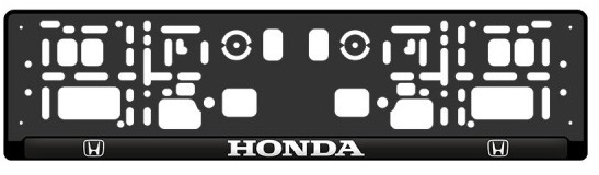 Podložka pod ŠPZ Honda živicová - sada 2ks