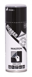 Maston Rubbercomp tekutá guma v spreji čierná matná 400ml