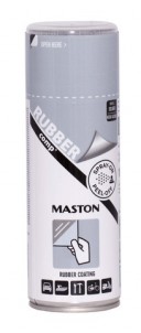 Maston Rubbercomp tekutá guma v spreji strieborná vysokolesklá 400ml